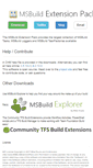 Mobile Screenshot of msbuildextensionpack.com